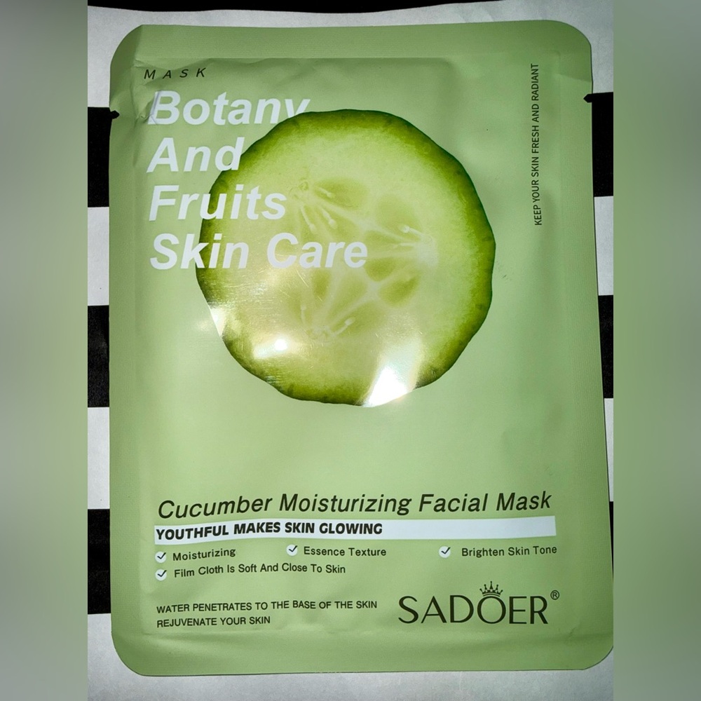 💚Sadoer 🥒 Cucumber Moisturizing Facial Mask - Juicy Pack!
